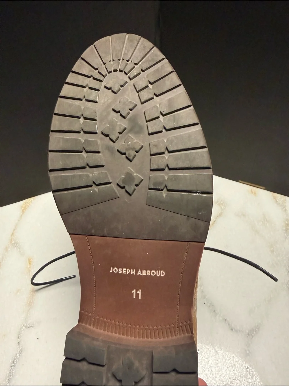 Mens Joseph Abboud Tan Leather Chukka Boots Size 11